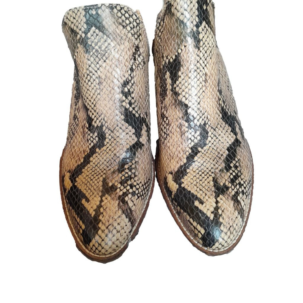 Lucky Brand Snakeskin Ankle Boots